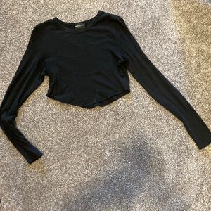 White Fox Risky Love Long Sleeve Crop